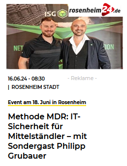 ISG Watchguard Roadshow 2024 mit Philipp Grauber