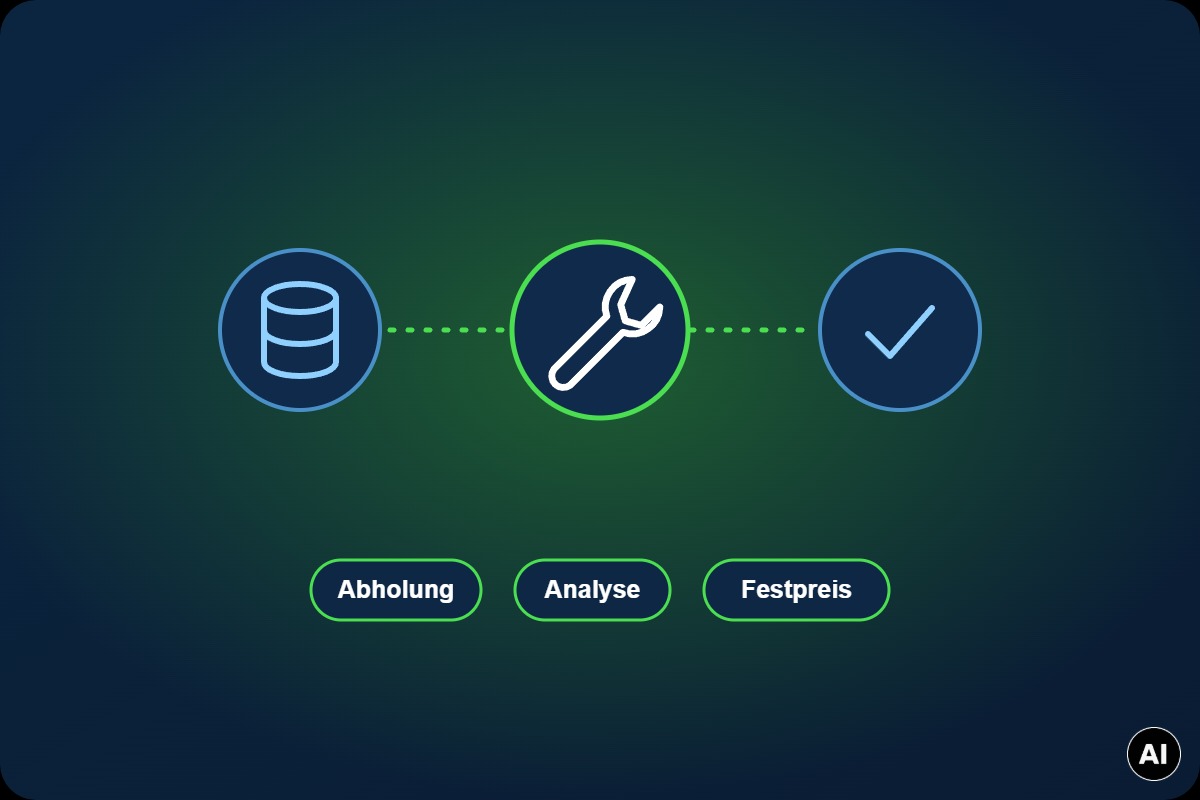 Datenrettung für Firmendaten: Abholung, Analyse und Festpreisangebot Datenrettung für Firmendaten: defekte Festplatten und Server professionell retten
